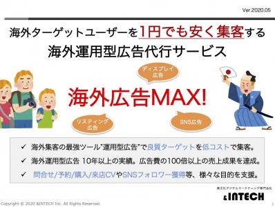 海外運用型広告代行サービス「海外広告MAX!」＜海外広告で